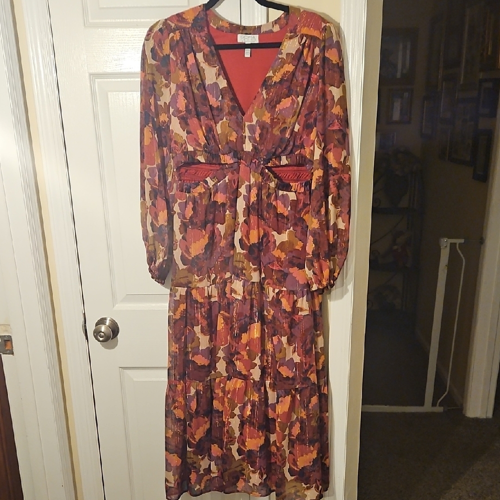 Floral Long Sleeve Dress